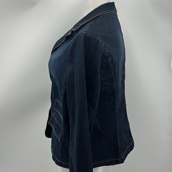 Vintage Casual Corner timeless denim jacket 1X - Picture 4 of 6